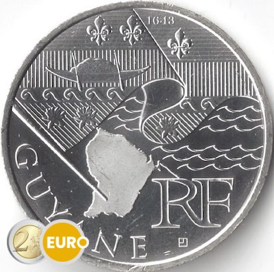 10 euro France 2010 - Guyana UNC