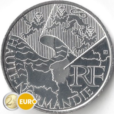 10 euros Francia 2010 - Alta Normandía UNC
