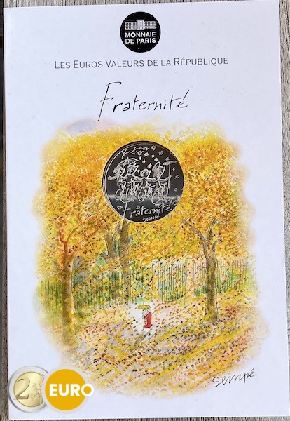 10 Euro Frankreich 2014 - Brüderlichkeit Herbst UNZ in Coincard