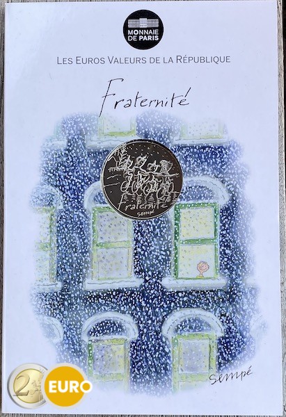 10 Euro Frankreich 2014 - Brüderlichkeit Winter UNZ in Coincard