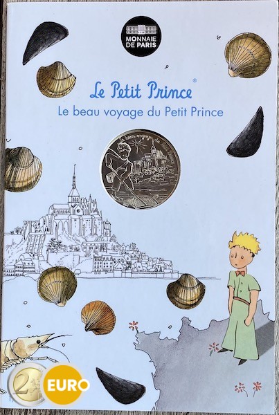 10 euros France 2016 - Le Petit Prince Mont-Saint-Michel