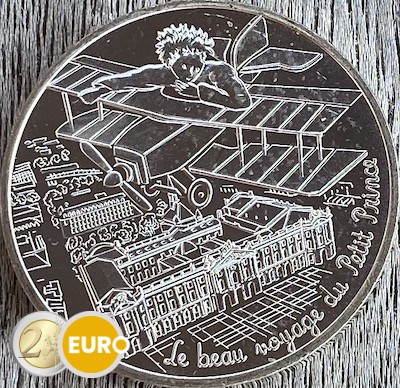 10 euro Frankrijk 2016 - De kleine Prins Toulouse Vliegtuig