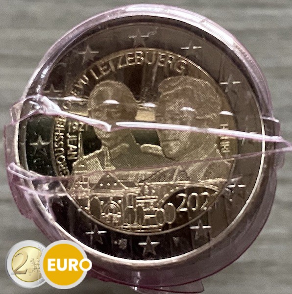 25 x 2 euro Luxemburg 2021 - 100 jaar geboorte Jean foto