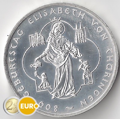 Alemania 2007 - 10 euros A Elisabeth von Thuringen BU FDC