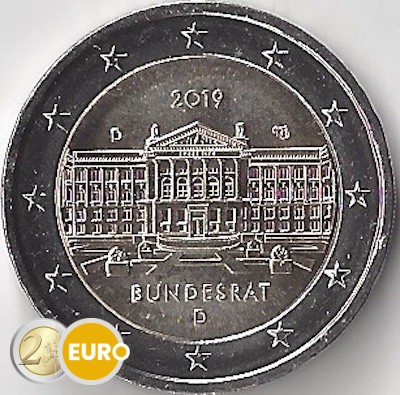 2 euro Duitsland 2019 - D Bundesrat UNC