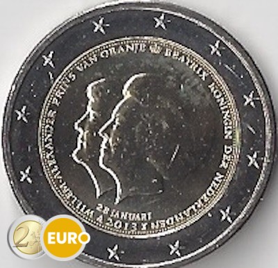 2 euros Países bajos 2013 - doble retrato UNC