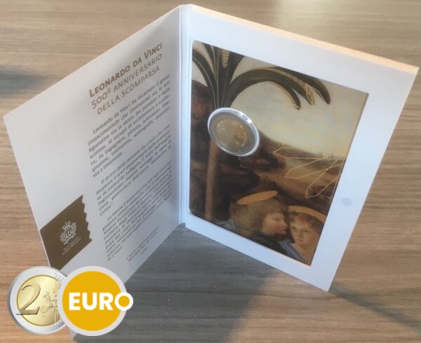 2 euro San Marino 2019 - Leonardo da Vinci BU FDC