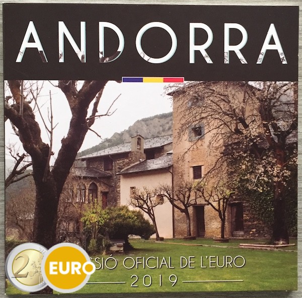 Serie de euro BU FDC Andorra 2019