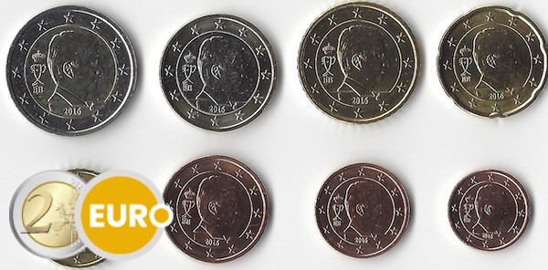 Serie de euro UNC Bélgica 2016