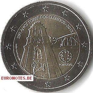 Portugal 2013 - 2 euro Torre dos Clérigos UNC
