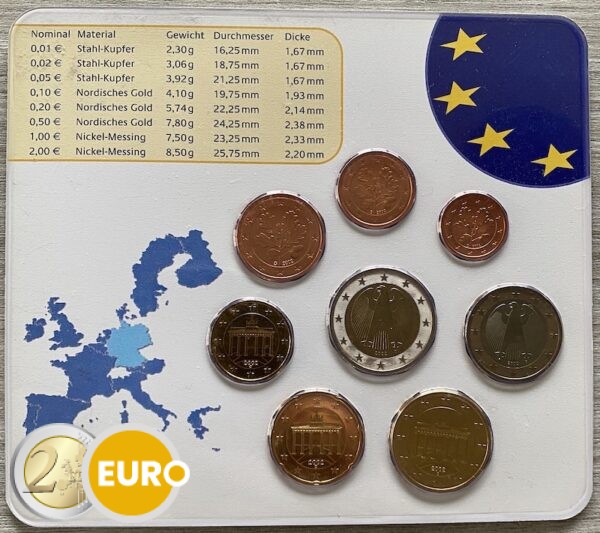Série euro BU FDC Allemange 2002 D