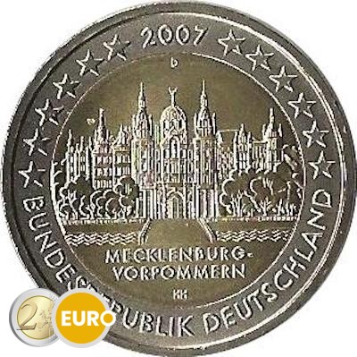 2 euro Alemania 2007 - D Mecklemburgo-Pomerania Occidental UNC
