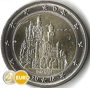 2 euros Alemania 2012 - J Baviera UNC