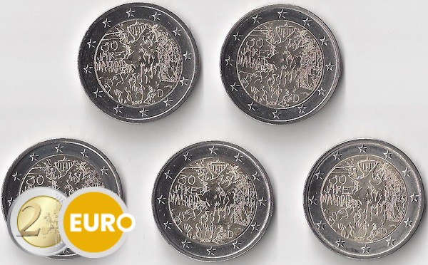 2 euro Duitsland 2019 - ADFGJ Berlijnse Muur UNC