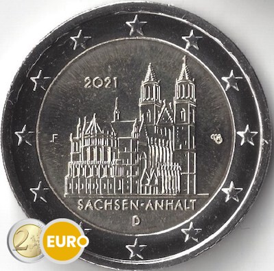 2 Euro Deutschland 2021 - F Sachsen-Anhalt UNZ