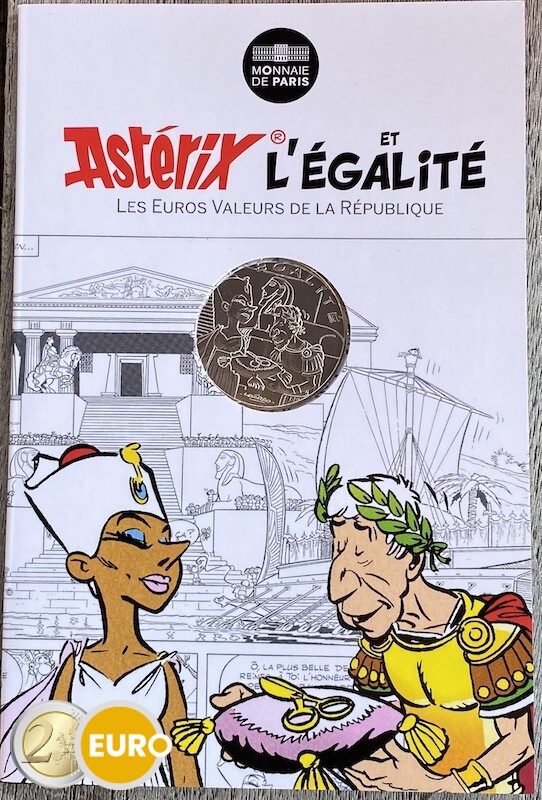 10 euro France 2015 - Asterix égalité Cleopatra - in coincard