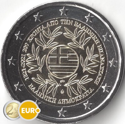 2 euros Grecia 2021 - Revolución griega UNC
