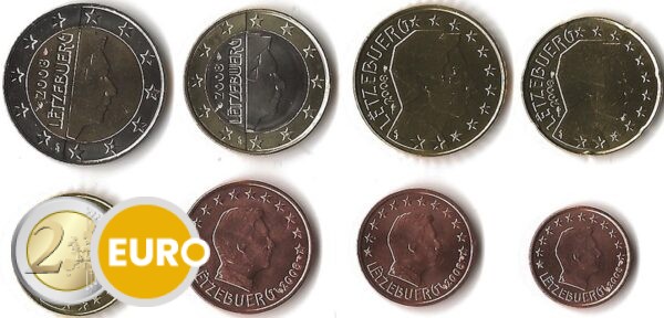 Euro set UNC Luxembourg 2008