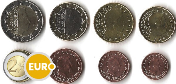 Euro set UNC Luxemburg 2011