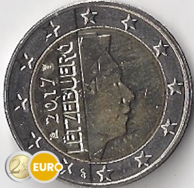 2 euros Luxemburgo 2017 UNC