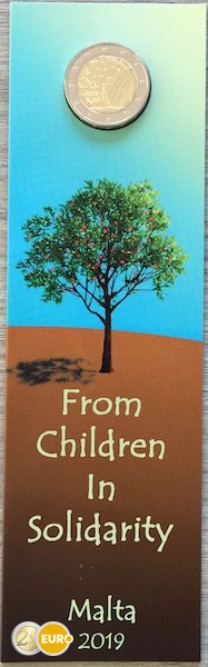 2 euro Malta 2019 - Natuur en milieu BU FDC coincard muntstempel MdP