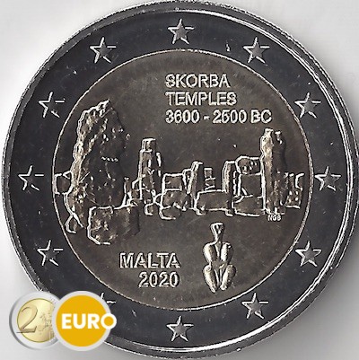 2 euros Malta 2020 - Templo Skorba UNC
