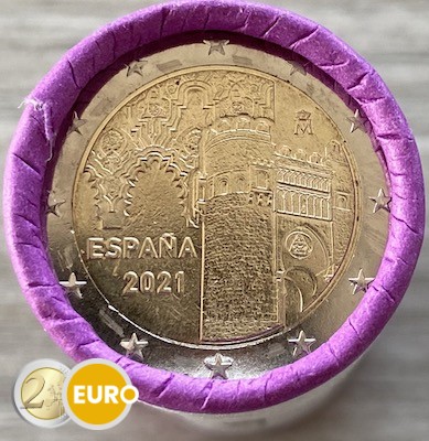 Rollo 2 euros España 2021 - Ciudad Histórica de Toledo