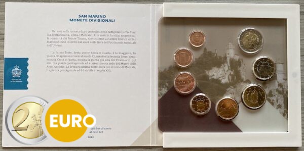 Euro set BU FDC San Marino 2020