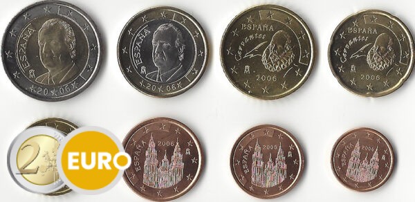 Euro set UNC Spanje 2006