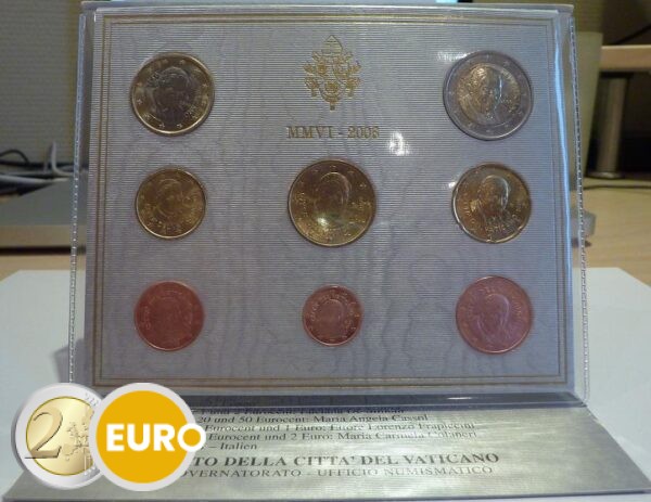 Euro set BU FDC Vaticaan 2006