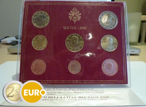 Euro set BU FDC Vatican 2008