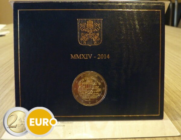 2 euros Vaticano 2014 - Caída del Muro de Berlín BU FDC