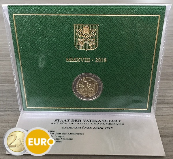 2 euro Vatican 2018 - Cultural Heritage BU FDC