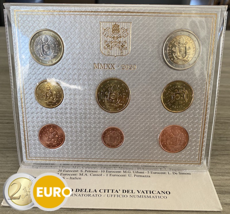 Serie de euro BU FDC Vaticano 2020