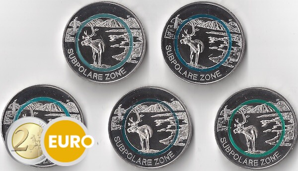 5 euros Alemania 2020 - Zona subpolar ADFGJ UNC