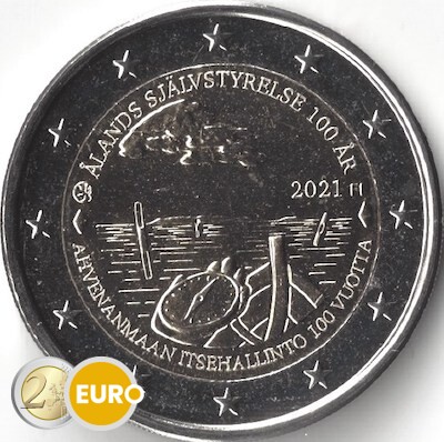2 euros Finlandia 2021 - islas Aland UNC
