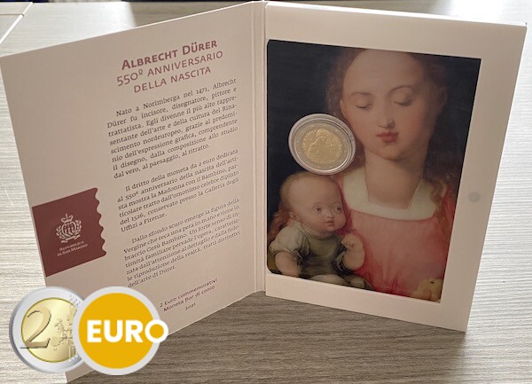2 euro San Marino 2021 - Albrecht Dürer BU FDC