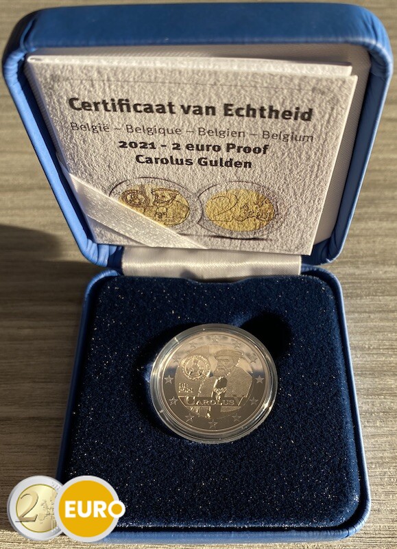 2 euro Belgie 2021 - 500 jaar Carolusgulden BE Proof