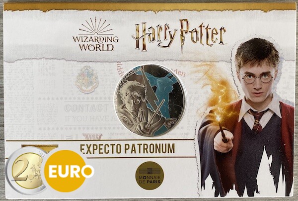 50 euros Francia 2021 - Harry Potter Expecto Patronum BE Proof Plata colorado