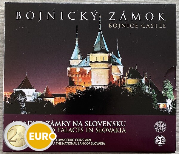 Serie de euro BU FDC Eslovaquia 2021 - Castillo de Bojnice