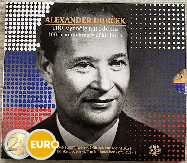 Serie de euro BU FDC Eslovaquia 2021 - Alexander Dubček