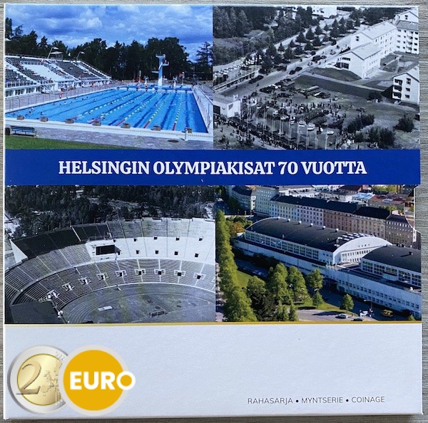 Euro set BU FDC Finland 2022 Helsinki Olympics