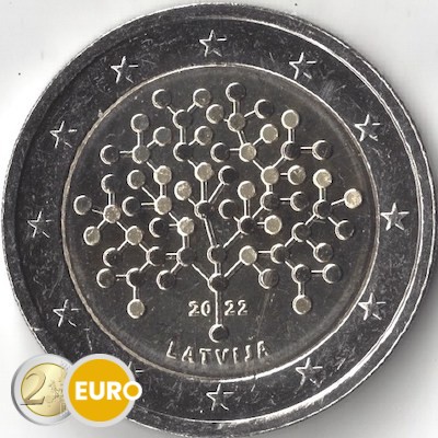 2 euros Letonia 2022 - Banco de Letonia UNC