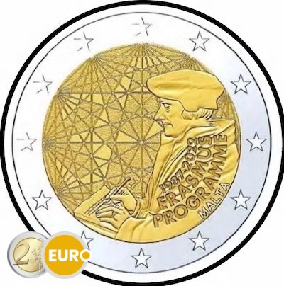 2 euros Malta 2022 - Erasmus UNC