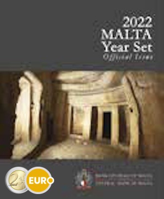 Serie de euro BU FDC Malta 2022 + 2 euros Hipogeo de Hal Saflieni