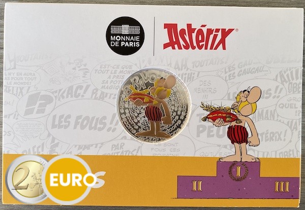 50 euro France 2022 - Asterix Success BU FDC Silver Coloured