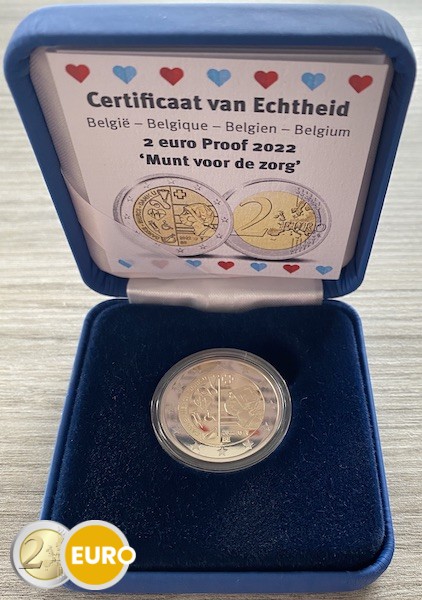 2 euro Belgie 2022 - Gezondheidszorg BE Proof