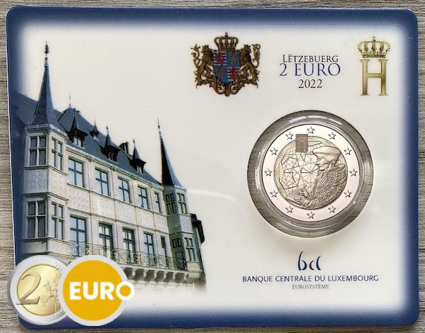 2 euros Luxemburgo 2022 - Erasmus BU FDC Coincard