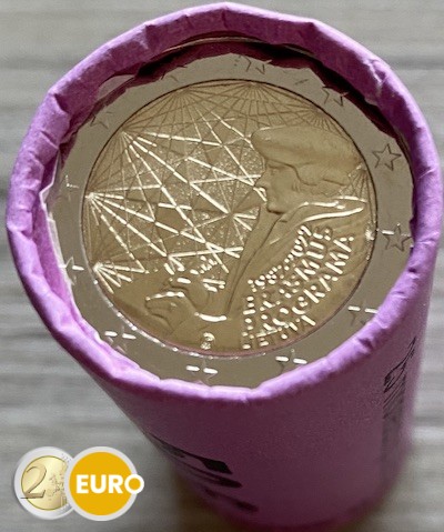 Roll 2 euro Lithuania 2022 - Erasmus