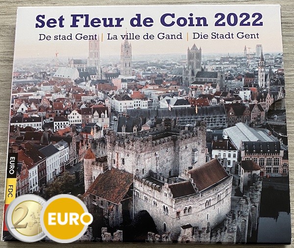 Euro set BU FDC Belgium 2022 Ghent